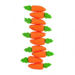 Dekoracja cukrowa na tort MARCHEWKI Z NATKĄ 10 szt.