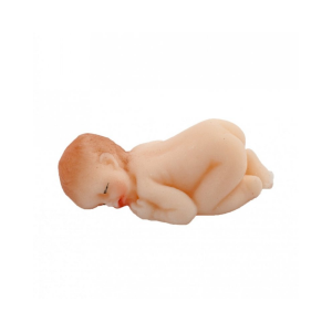 Figurka cukrowa na tort BOBAS chrzest baby shower 1szt