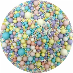 Posypka cukrowa COTTON CANDY BUBBLES 100 g – pastelowa dekoracja do wypieków