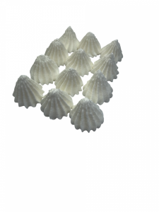 Mini Beziki BIAŁE– Dekoracja na Tort i Deser | 12 sztuk | Hokus 