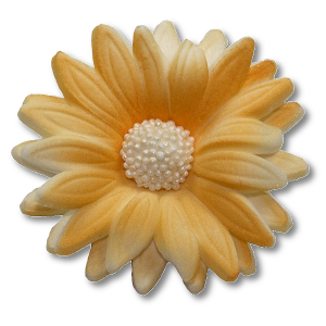 Margaretka kwat z masy cukrowej 1 szt. - KOLOR HERBACIANY