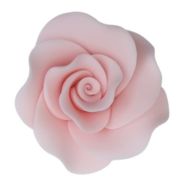 Cukrowa Róża Max 1 szt. różowa pastelowa