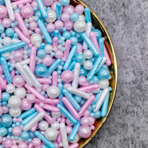 Posypka cukrowa SWEET MIST 100 g – pastelowa dekoracja do tortów i deserów