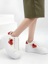 Damskie Sneakersy MIA RED – Wyrazisty Kolor i Miejski Styl