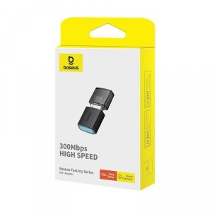 Zewnętrzna karta sieciowa USB WiFi 2.4GHz 300Mb/s czarna