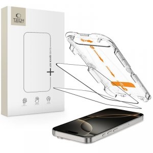 Szkło hartowane na iPhone 16 Pro z ramką instalacyjną Quick Set+ - 2 szt.