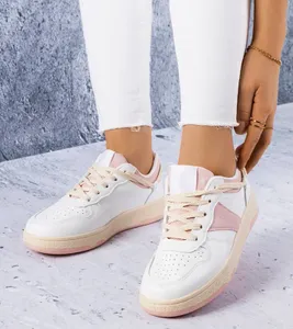 Biało-różowe damskie sneakersy Marcella