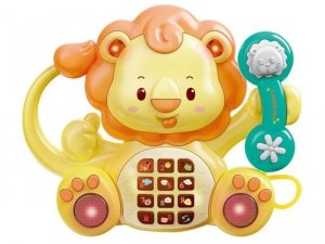 Edukacyjna Zabawka Muzyczna LEW Z Telefonem Telefon Melodie Dźwięki Podświetlenie