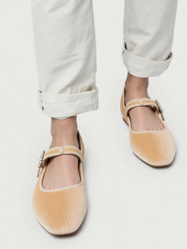 Damskie Baleriny FINDLAY – BEIGE