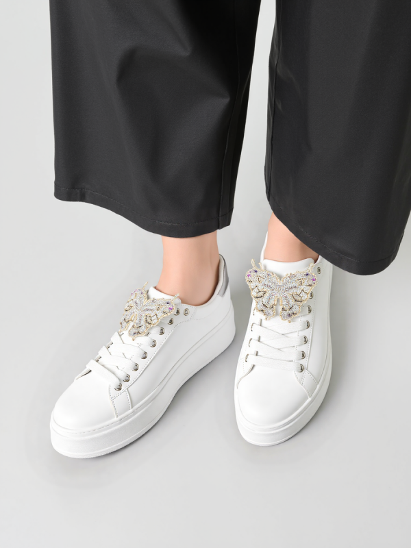 Damskie Sneakersy BUTTERFLY LUX – Silver
