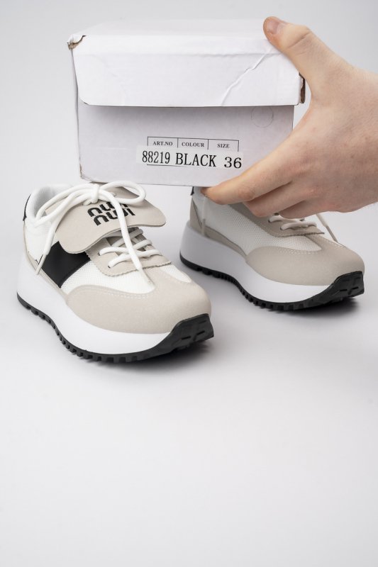 Damskie Sneakersy FLOW BLACK