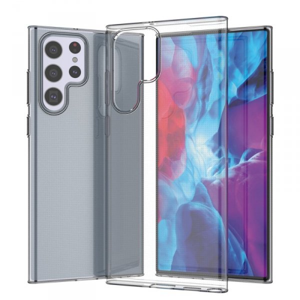 Żelowy pokrowiec etui Ultra Clear do Samsung Galaxy S22 Ultra przezroczysty