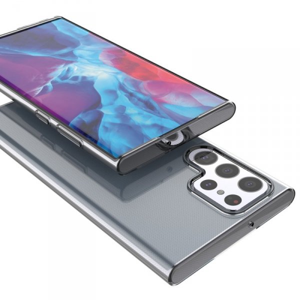 Żelowy pokrowiec etui Ultra Clear do Samsung Galaxy S22 Ultra przezroczysty