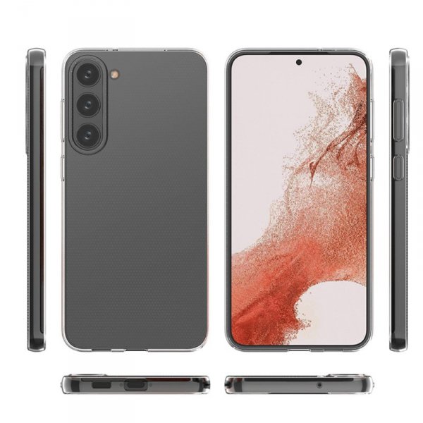 Etui cienki pokrowiec 0.5mm na Samsung Galaxy S23+ - przezroczyste