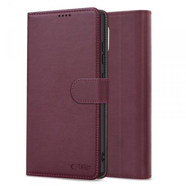 Etui futerał na Samsung Galaxy A26 5G / A17 4G / 5G Wallet - bordowy