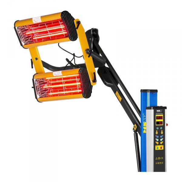 Promiennik ciepła podczerwieni lakierniczny do suszenia farb na statywie 2200W IR-DRYER2000.1