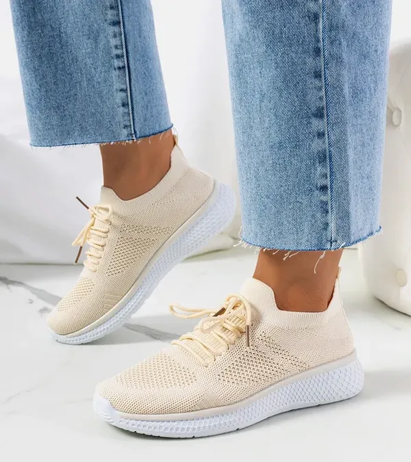 Beżowe sneakersy sportowe Michaela