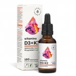 Witamina D3 (2000IU) + K2mk7, Krople, Aura Herbals, 30ml