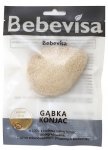 Konjac Facial Sponge, Water Drop, Pure + Walnut, Bebevisa