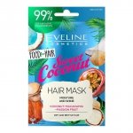 Eveline Food for Hair Sweet Coconut Szampon do włosów normalnych i cienkich  - nawilżenie i połysk  20ml