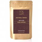 Натуральная индийская хна темно-коричневая, Soil & Earth, 100г