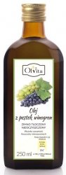 Grape Seed Oil, Cold Pressed, Unrefined, Olvita