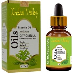 Citronella Natural Essential Oil, Indus Valley, 15ml