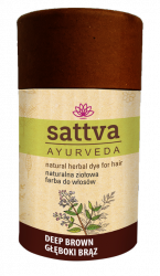 Henna Deep Brown, Natural Herbal Hair Dye, Sattva