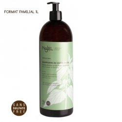 Aleppo Soap Shampoo for Greasy Hair, Sulfate free, Najel, 1000ml