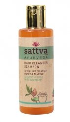 Honey & Almond Natural Hair Shampoo, Sattva, 210 ml