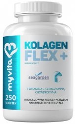 Collagen FLEX Complex Joints + Glucosamine + Vitamin C + Chondroitin, MyVita, 250 tablets
