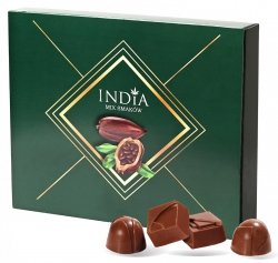 Milk Chocolate Pralines Set Mix of Flavors, India, 195g