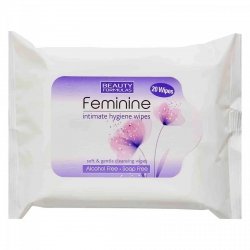 Beauty Formulas Feminine Chusteczki do higieny intymnej, 20szt