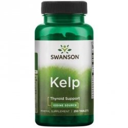 Kelp (Iodine) 225mcg, Swanson, 250 tablets