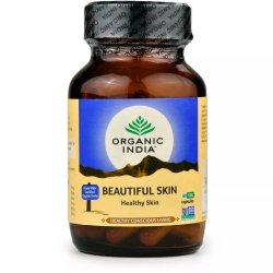 Beautiful Skin, Zdrowa Skóra, Organic India, 60 kapsułek