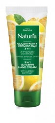 JOANNA Naturia Glicerynowy krem do rąk 3w1 z wyciągiem z cytryny 100 g