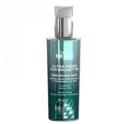 L`BIOTICA Biovax Glamour Serum na noc Ultra Green For Brunettes - do włosów brązowych(naturalnych i farbowanych) 100ml