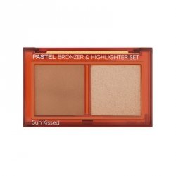 PASTEL Bronzer & Highlighter Set Zestaw do konturowania twarzy nr 01 - Sun Kissed  1szt