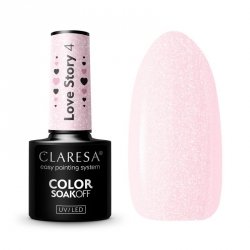 CLARESA Lakier hybrydowy Love Story nr 4  5g
