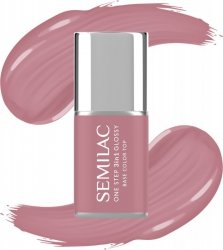 SEMILAC One Step Glossy 3in1 Lakier hybrydowy do paznokci S201 Earth Pink 7 ml