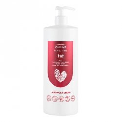 ON LINE Family Time Żel do mycia ciała ,włosów i twarzy 3w1 - Magnolia Dream  850 ml