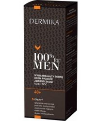 Dermika 100% for Men Krem 40+ wygładzający na dzień i noc  50ml