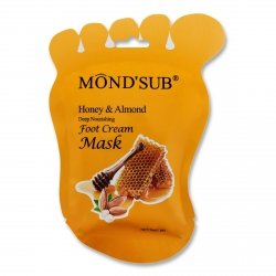 Mond'Sub Nawilżająca maska ​​do stóp z ekstraktem z miodu i migdałów, 40ml