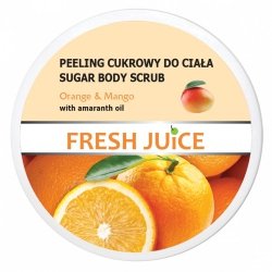 Orange & Mango Sugar Body Scrub, Fresh Juice