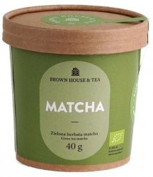 Matcha, zielona herbata, Brown House & Tea, 40g