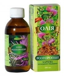 Olej z Ostropestu, Tłoczony na Zimno, 100% Naturalny, Adverso, 200ml