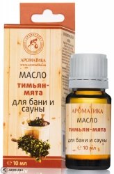 Sauna Oil Thyme and Mint, 10 ml Aromatika
