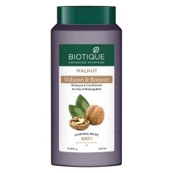 BIO Walnut Bark Shampoo for fine & thinning hair, Biotique