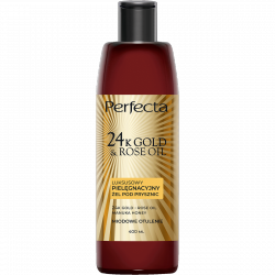 PERFECTA 24K Gold & Rose Oil Luksusowy pielęgnacyjny żel pod prysznic 400 ml