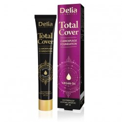 DELIA Total Cover Podkład kryjący hipoalergiczny SPF20 nr 53 25g